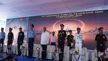 India News | Air Force Station Pune Hosts 10th Defence Forces Veterans Day with Tri-Service Tribute to Ex-Servicemen and War Heroes