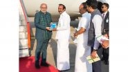 India News | VP Radhakrishnan Arrives in Tamil Nadu for 2-day Visit
