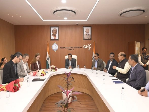 World News | Denmark Delegation Visits Deendayal Port Authority in Kandla to Boost Green Maritime Cooperation