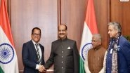 World News | Om Birla Meets Sri Lanka Parliament Speaker, Discusses Deeper Engagement in Technology-driven Parliamentary Innovation