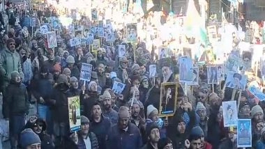 India News | Imam Khomeni Memorial Trust Organises Rally in Kargil to Express Solidarity with Iran Amid Turmoil