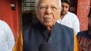 India News | Former UP Governor Ram Naik Casts Vote in BMC Elections