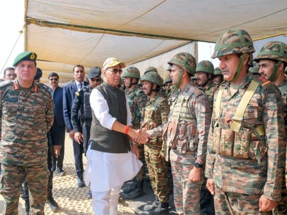 India News | Rajnath Singh Greets Indian Army on 78th Army Day, Hails Soldiers 'indomitable Courage and Sacrifice'