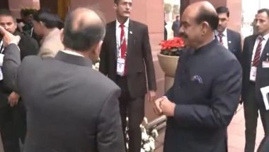 World News | LS Speaker Om Birla Arrives at Parliament as Delegations Reach for 28th Commonwealth Speakers' Conference