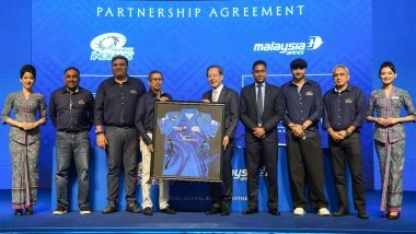 Business News | Malaysia Airlines Partners with Mumbai Indians, India's Biggest Cricket Team, to Drive Growth in India and Beyond