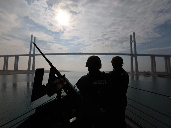 World News | Pentagon Moving Carrier Strike Group to Middle East Amid Rising Iran Tensions: Reports