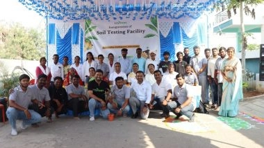 Business News | PM Modi Praised NGO SayTrees Launches First Soil Testing Facility to Help Andhra Farmers Grow Better