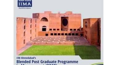 Business News | IIM Ahmedabad Invites Applications for the 2026-28 Batch of Its Blended Post Graduate Programme in Management (BPGP) for Working Professionals