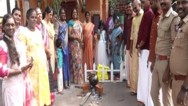 India News | Chennai: KK Nagar Police Celebrate Pongal with Families Outside Station