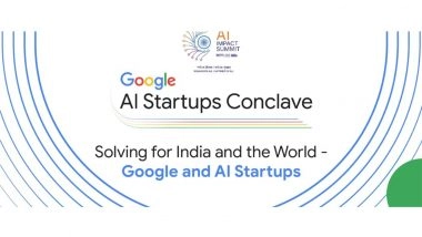 Business News | Google Committed to Support Indian Startups with New Models and Market Access Program