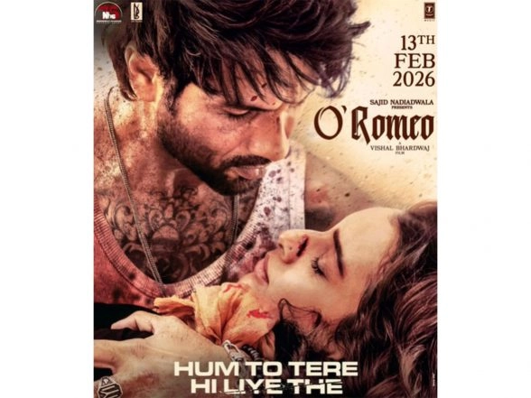 Entertainment News | Shahid, Triptii's Promise Intense Chemistry in 'O' Romeo' Poster