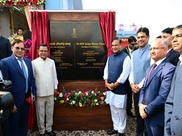 India News | Assam CM Inaugurates 70 MW Solar Power Project in Dhubri, State's Solar Capacity Rises to 680 MW