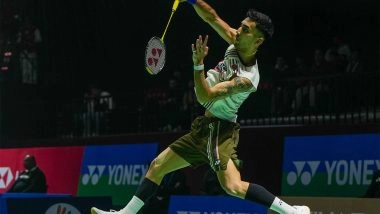Sports News | India Open 2026: Lakshya Sen Beats Kenta Nishimoto in Straight Games to Reach Quarters