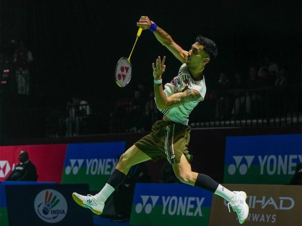 Sports News | India Open 2026: Lakshya Sen Beats Kenta Nishimoto in Straight Games to Reach Quarters