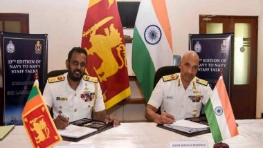 World News | Indian, Sri Lankan Navies Conclude 13th Edition of Staff Talks; Discuss Maritime Security in Indian Ocean Region