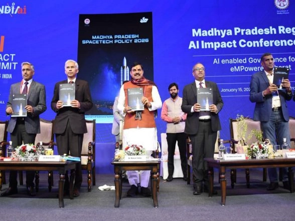India News | CM Mohan Yadav Launches 'Madhya Pradesh SpaceTech Policy-2026' at AI Impact Conference in Bhopal, 7 MoUs Exchanged