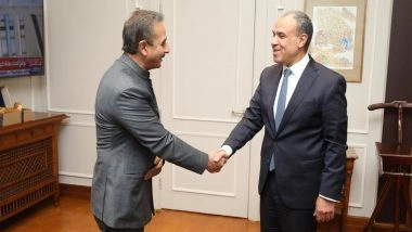 India News | MoS Kirti Vardhan Singh Meets Egyptian Foreign Minister