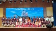 World News | Indian Diaspora in Oman Hosts Grand Welcome for INSV KAUNDINYA Crew