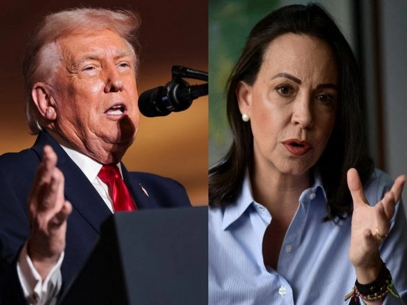 World News | Venezuelan Opposition Leader Maria Corina Machado Meets Trump at White House