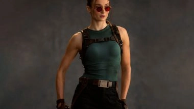 Entertainment News | Sophie Turner's First Look Revealed as Lara Croft from 'Tomb Raider' Reboot Series