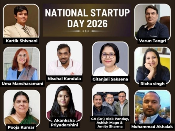 Business News | From Vision to Impact: Startups and Founders Shaping India: National Startup Day 2026