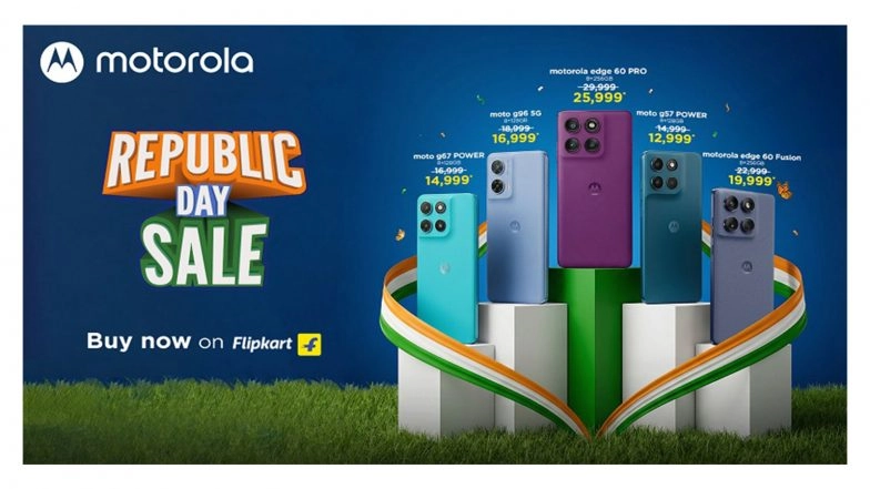 Business News | Motorola Brings Unbeatable Republic Day Deals on Edge 60 Series and Moto G Smartphones