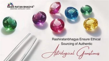 Business News | Rashiratanbhagya Ensure Ethical Sourcing of Authentic Astrological Gemstones
