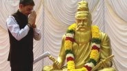 India News |  Tamil Nadu Governor RN Ravi Pays Tribute to Thiruvalluvar