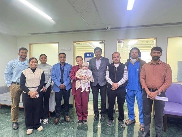 India News | Father's Liver Donation Gives New Lease of Life to 1-year-old Uzbek Baby Suffering from Rare Genetic Liver Disorder