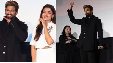 Allu Arjun Stuns Tokyo Fans by Delivering &lsquo;Pushpa 2&rsquo; Dialogue in Japanese During Japan Premiere Promotions With Rashmika Mandanna; Video Goes Viral (Watch)