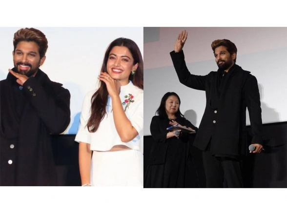 Entertainment News | Allu Arjun Wins Hearts in Tokyo, Delivering 'Pushpa 2' Dialogue in Japanese; WATCH