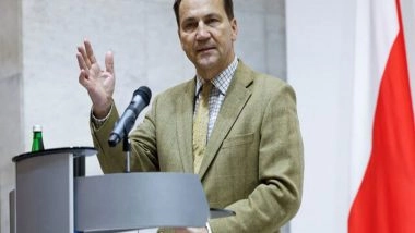 World News | Poland's Dy PM Radoslaw Sikorski to Visit India Today