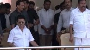 India News | Tamil Nadu CM MK Stalin Arrives to Witness Jallikattu in Madurai