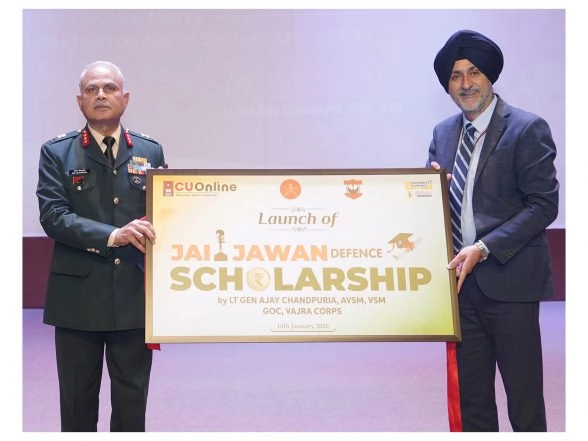 Business News | Chandigarh University Launches 'CU Online Jai Jawan Scholarship' for Family Members of Defense Personnel