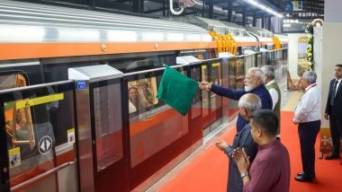 India News | Daily Metro Ridership in Gujarat Surges Fourfold over 3 Years; Ahmedabad-Gandhinagar Metro Sees 1.5 Lakh Passengers Daily