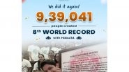 Business News | Habuild Achieves 8th World Record for Global Yoga Viewership, Announces Construction of A School Initiative
