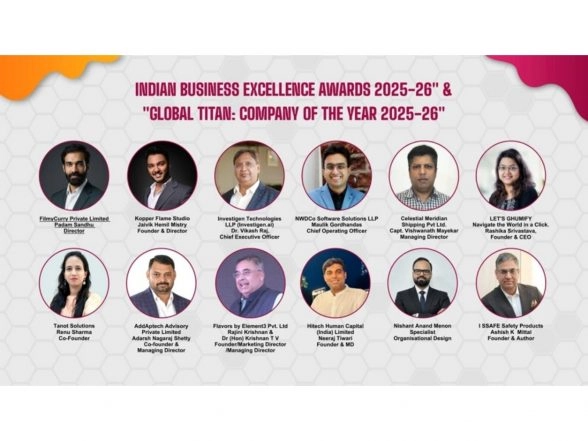 Business News | Global Titan: Company of the Year 2025-26 and Indian Business Excellence Awards 2025-26