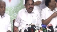 India News | AIADMK Announces First Phase of Poll Promises Ahead of Tamil Nadu Assembly Elections