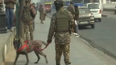 India News | J-K: CRPF Tightens Security Near Dal Lake Ahead of Republic Day