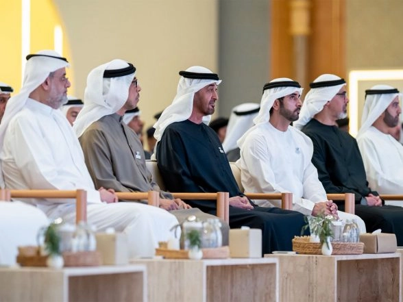 World News | UAE President, Sheikhs Attend Session Marking Fourth Anniversary of Day of Solidarity