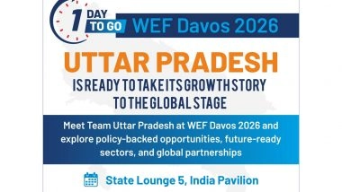 Business News | Uttar Pradesh Set to Present Itself as Emerging Investment Destination at Davos