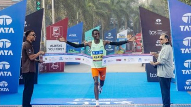 Sports News | Ethiopia's Tadu Abate Deme and Yeshi Kalayu Chekole Crowned Champions at Mumbai Marathon 2026