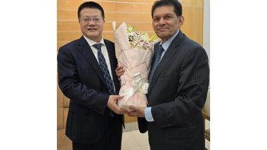 World News | Chinese Envoy Yao Wen Meets Bangladesh NSA Khalilur Rahman in Dhaka