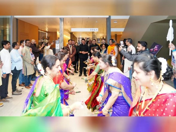 India News | Davos Echoes with Maharashtra's State Song as CM Devendra Fadnavis Arrives for World Economic Forum