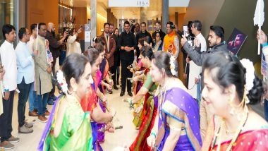Business News | World Economic Forum: Maharashtra CM Devendra Fadnavis Receives Warm Welcome from Marathi Diaspora in Davos