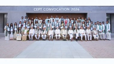 Business News | CEPT University Confers Degrees on 589 Students at Its 20th Convocation; Announces Launch of New Program - MBA in Real Estate