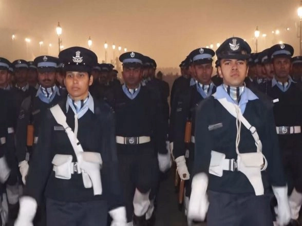 India News | Delhi: Rehearsals for 77th Republic Day Parade Underway at Kartavya Path