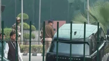 India News | Delhi: TVK Chief Vijay Reaches CBI Office in Connection with Probe into Karur Stampede Case