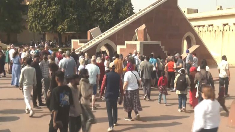 India News | Rajasthan: Travellers Flock to Jaipur in Peak Season; Tourism Business Witnesses Massive Surge