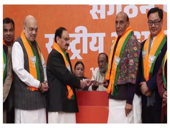 India News | Nomination Process to Elect BJP National President Begins at Party Headquarters in Delhi